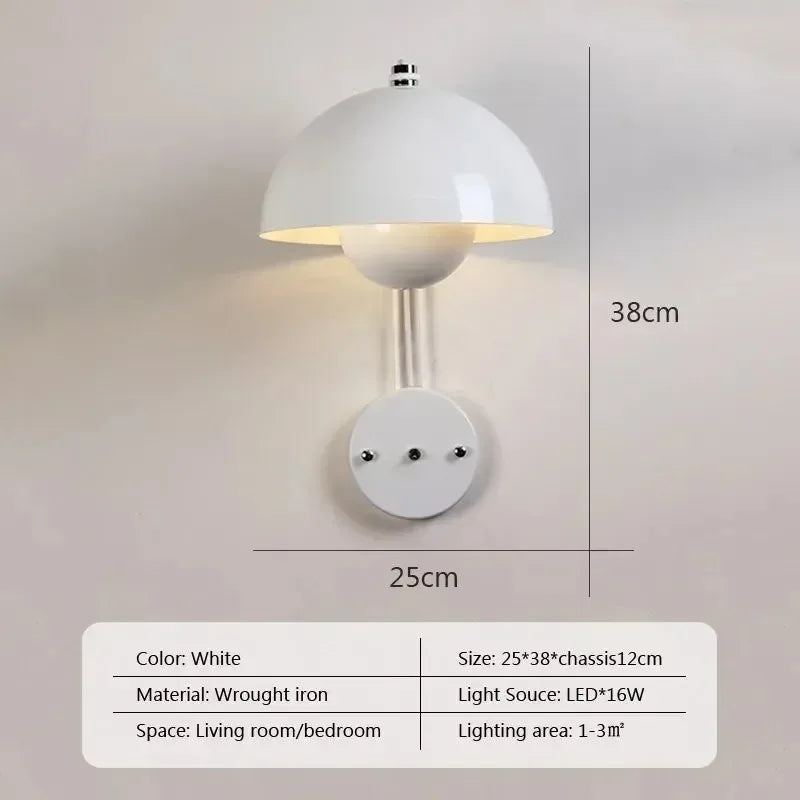 Norvyn – Minimalist Nordic LED Wall Lamp Multicolor Iron Sconce