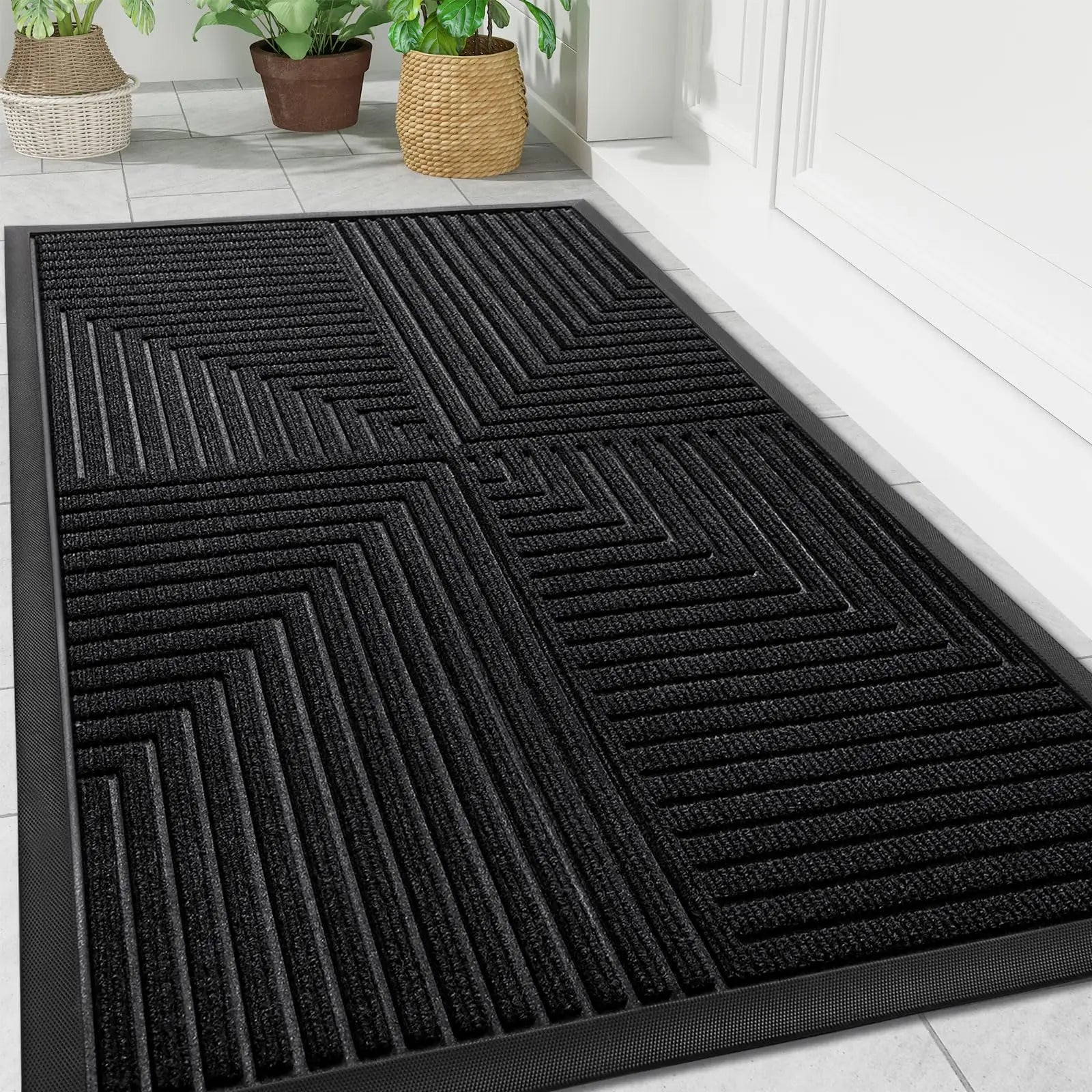 Aetheron - Door Mat Non-Slip for Heavy Use Indoors and Outdoors