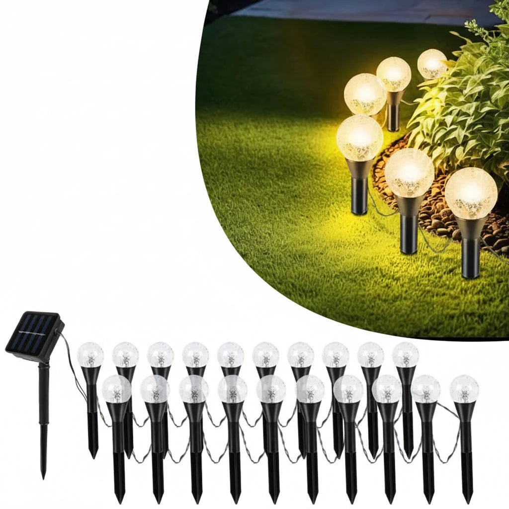 Solarglow – Solar Light String for Garden Lighting
