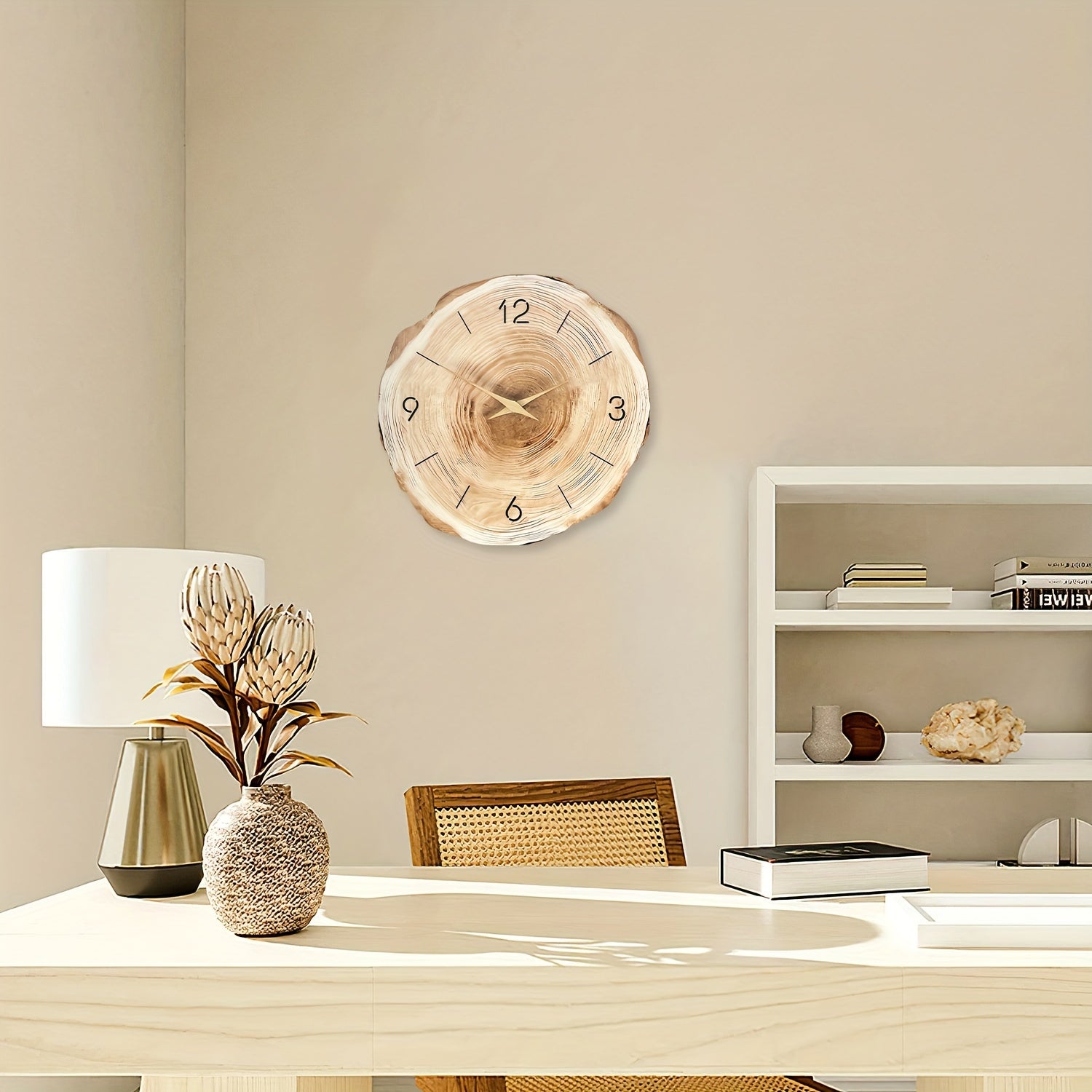 Galatea - Stijlvolle Moderne Houten Wandklok