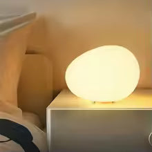 Lampada da tavolo TerraGlow Pebble – moderna e dall'atmosfera accogliente