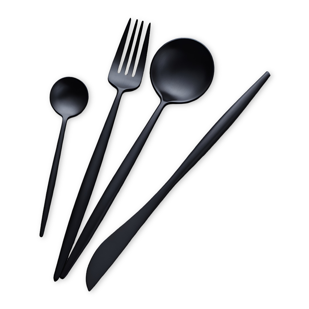 Roviano – RVS Cutlery Set 4 Piece Box Set