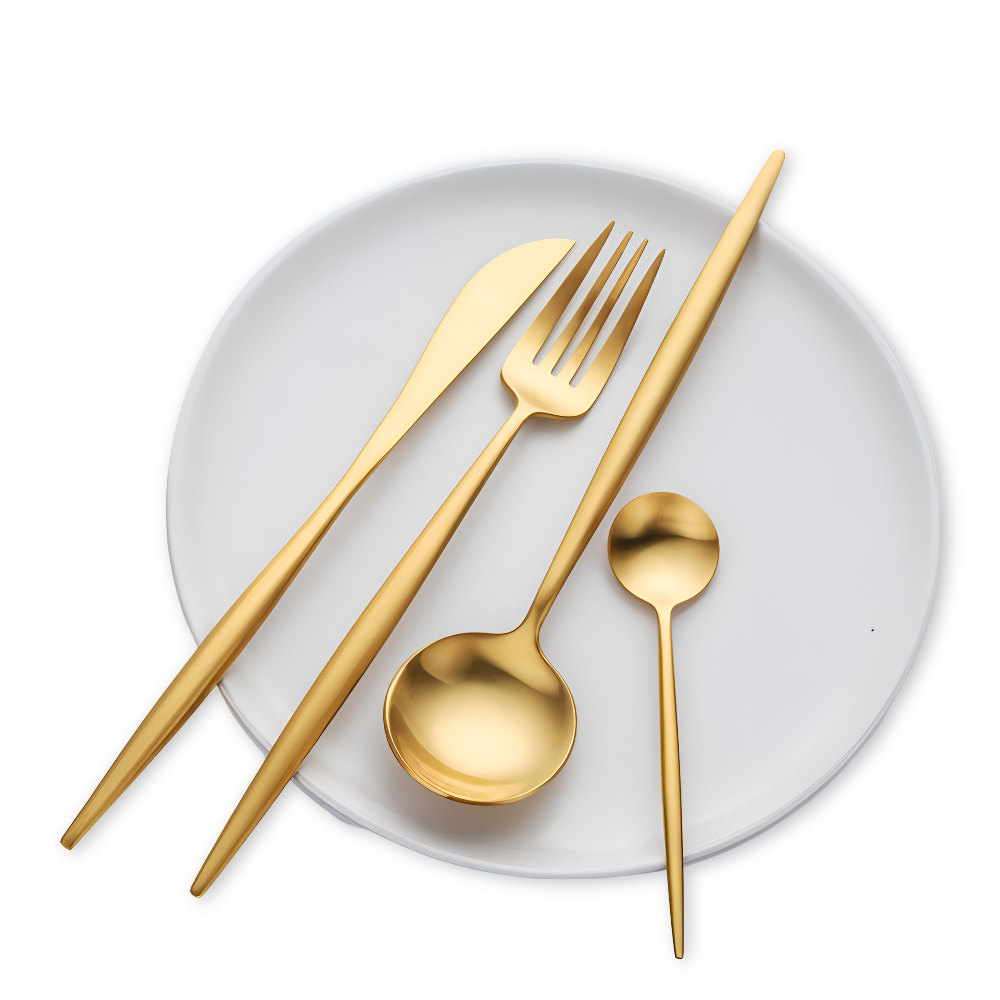 Roviano – RVS Cutlery Set 4 Piece Box Set