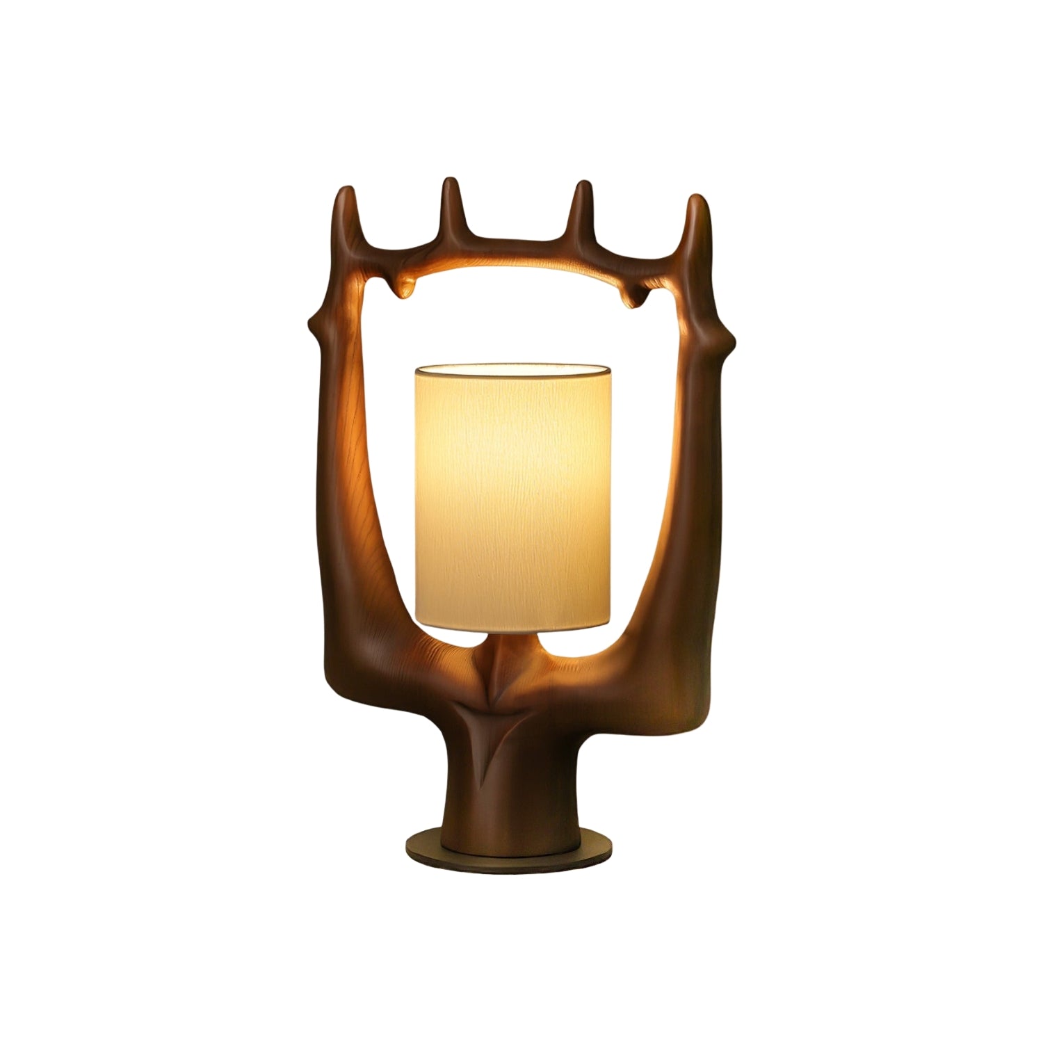 Dravion – Table Lamp with Round Antler Shape and Sculptural Design