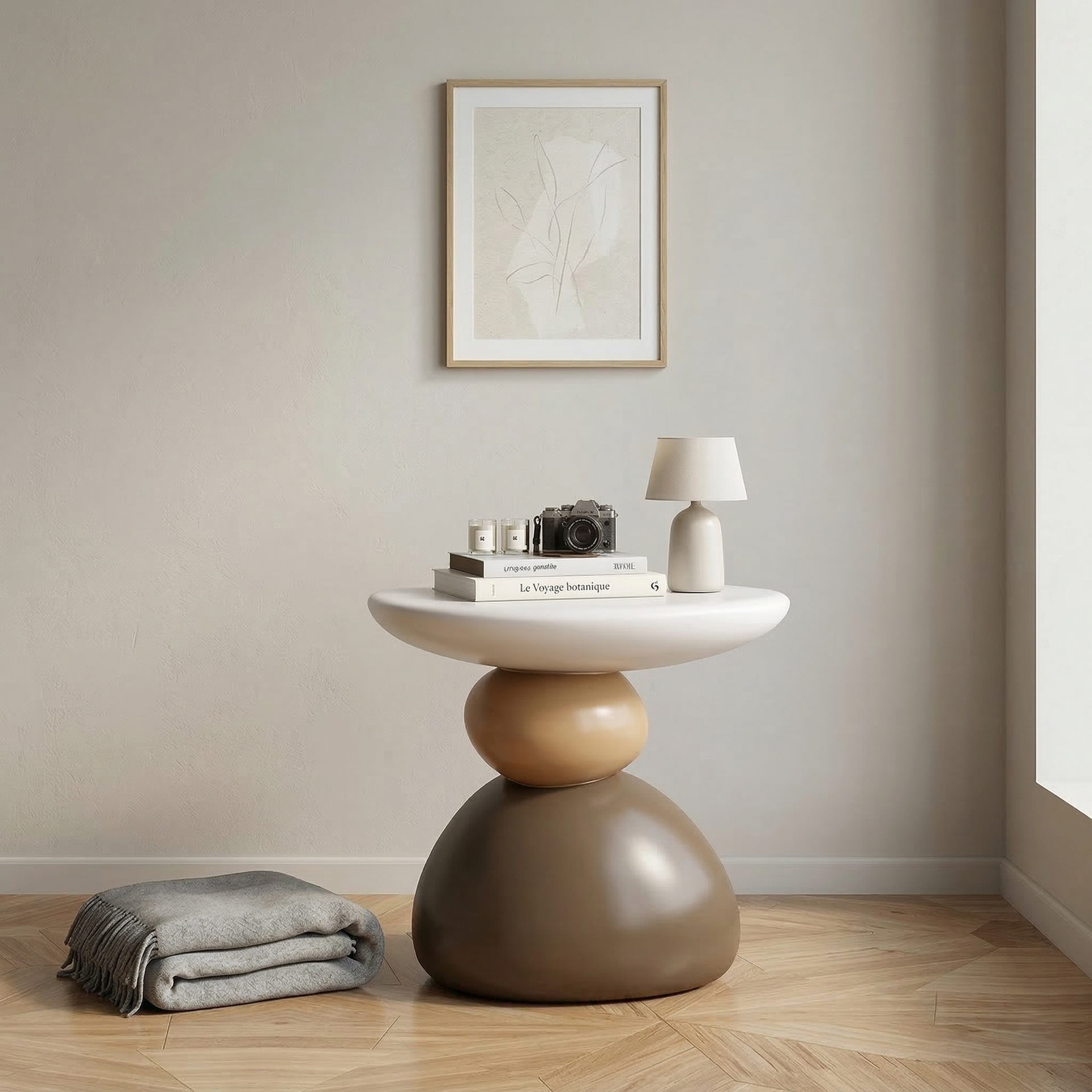 Cireva – Tavolino Scandinavo per Soggiorno e Camera da Letto
