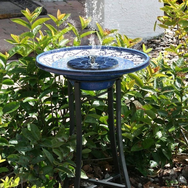 Aqualisse – Solar energy fountain pump for garden water feature