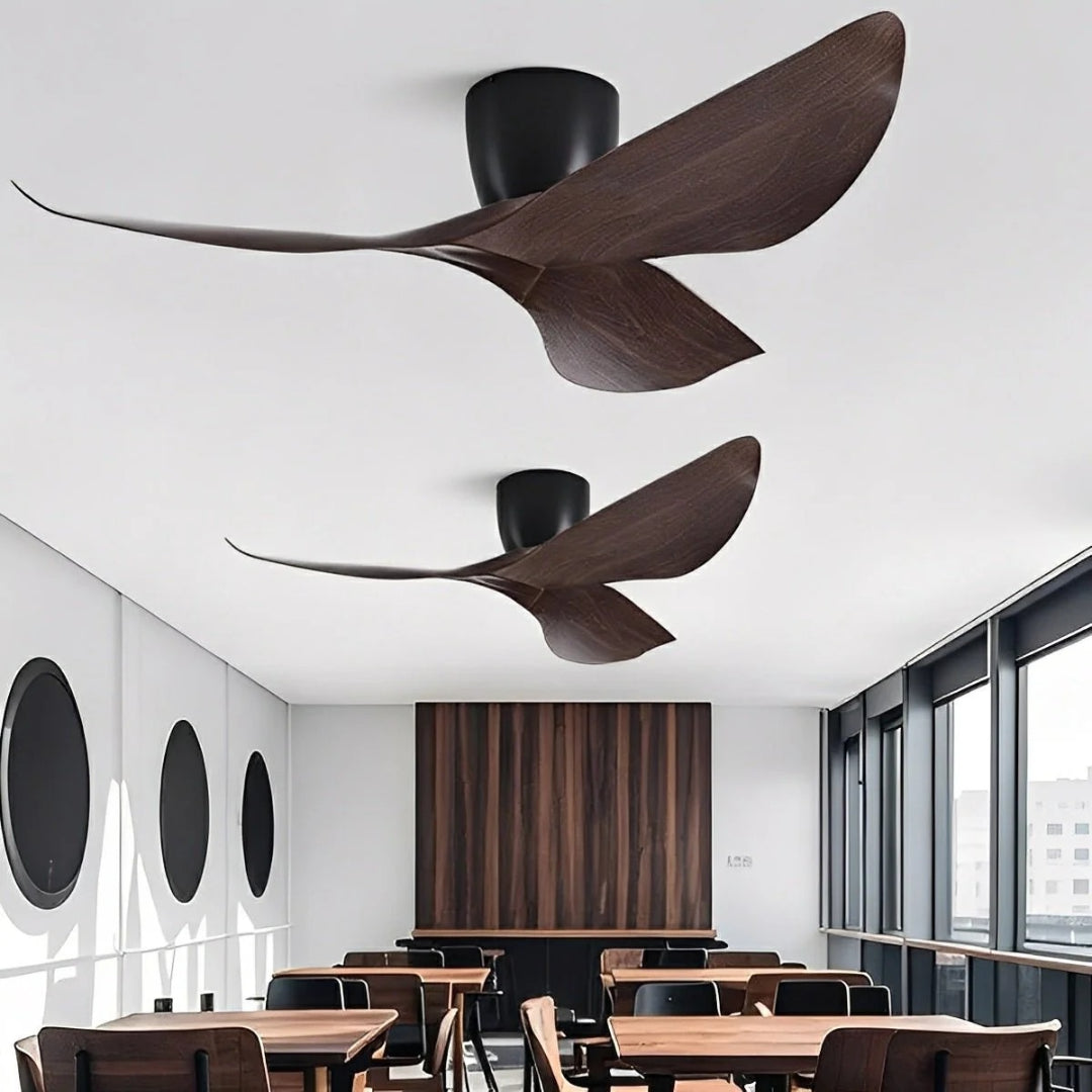 Nelvarn – Minimalista mennyezeti ventilátor lapátokkal