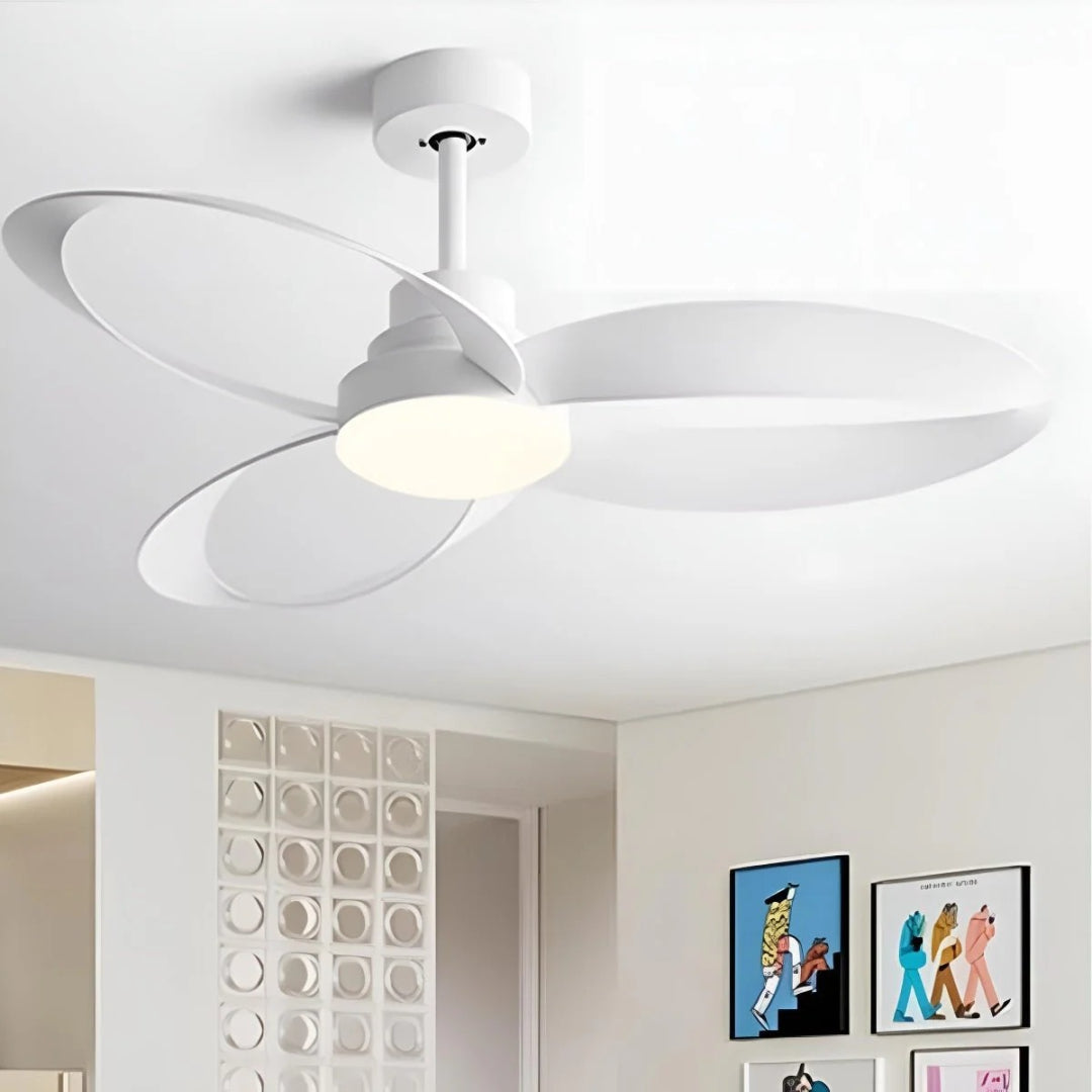 Nelvaris – Moderne Geometrische LED Plafondventilator