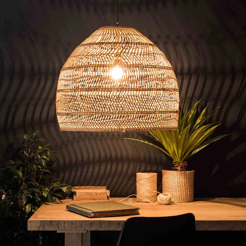 Themis - Naturel Vlechtwerk Hanglamp