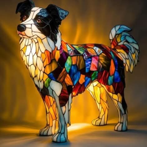Lampe Chihuahuahua chien sculpture chien lampe de table en Lampe Chihuahuahua chien sculpture chien lampe de table en